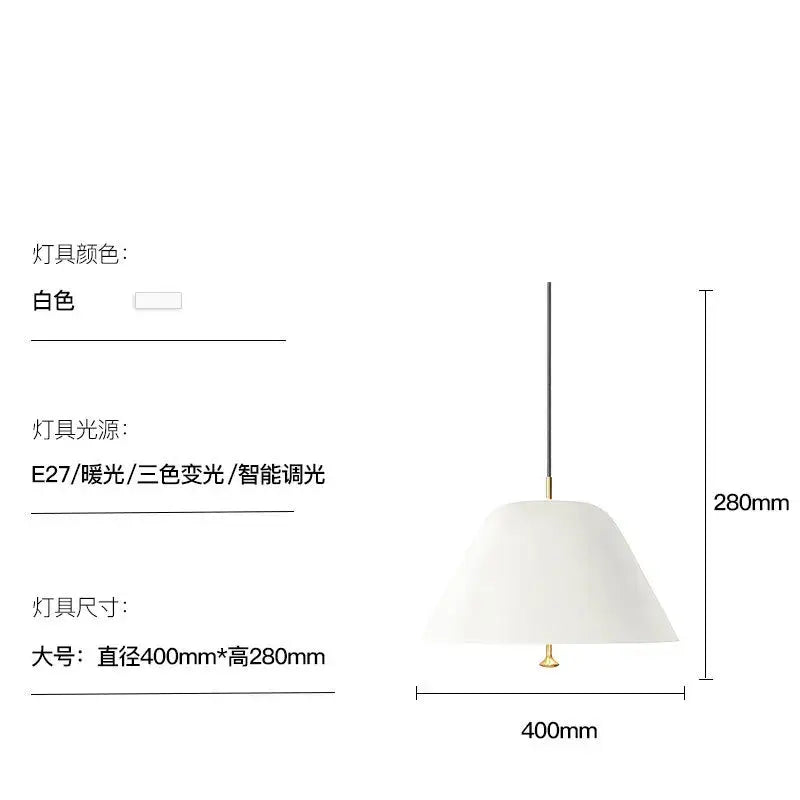 Modern acrylic green dimmable pendant lamp for kitchen and dining room