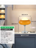 Modern amber glass iron led floor lamp for living room