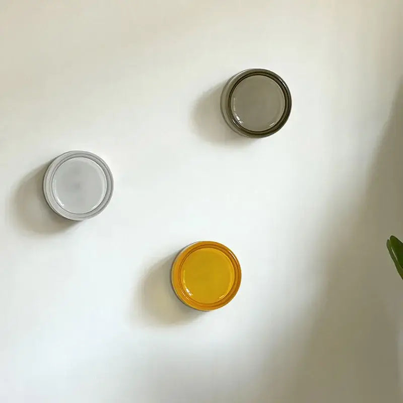 Modern amber jelly led wall sconce bedroom glass lamp