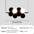 Modern beige & white abstracta pendant lamp dining room chandelier
