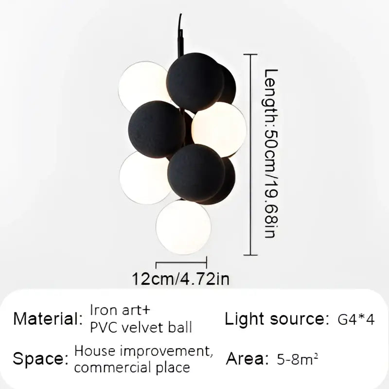 Modern beige & white abstracta pendant lamp dining room chandelier