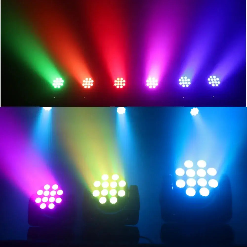 Modern black 12x12w rgbw wash stage light for party room