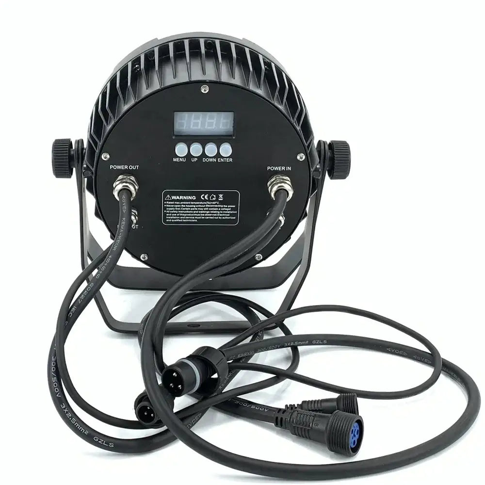Modern black 18x18w rgbwa uv 6in1 led par lights party room decor