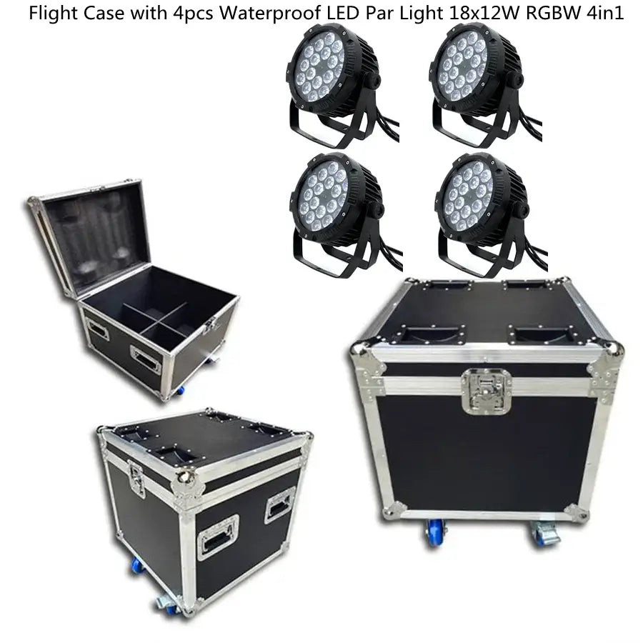 Modern black 18x18w rgbwa uv 6in1 led par lights party room decor