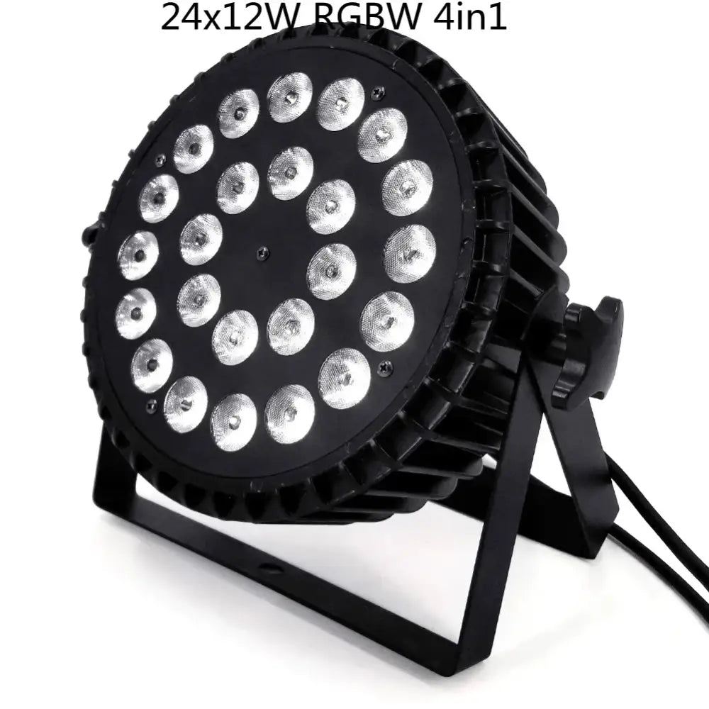 Modern black 24x18w led par light stage dmx wash lighting