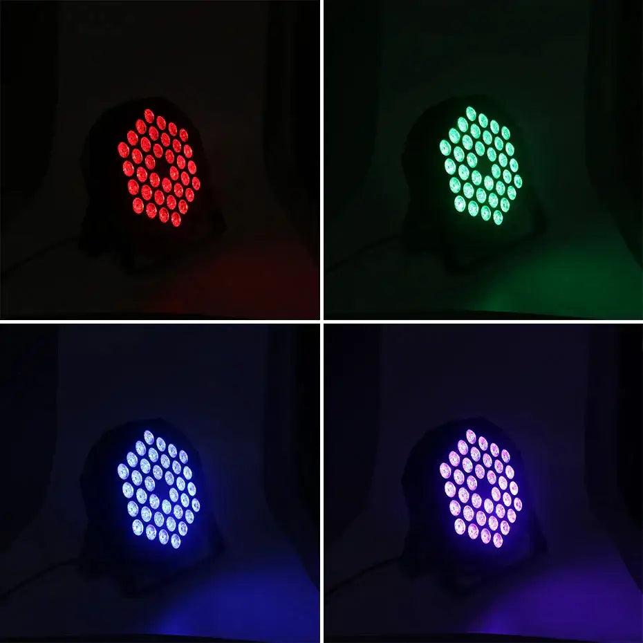 Modern black 36 led rgbw stage par light party room fixture