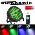 Modern black 36 led rgbw stage par light party room fixture