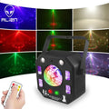 Modern black 4-in-1 stage light crystal ball strobe uv blacklight