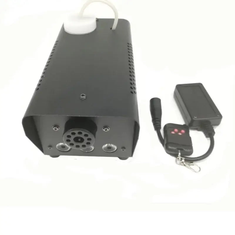 Modern black 500w rgb led smoke machine party room fogger with remote
