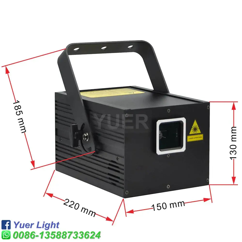 Modern black animation laser light projector for party living room