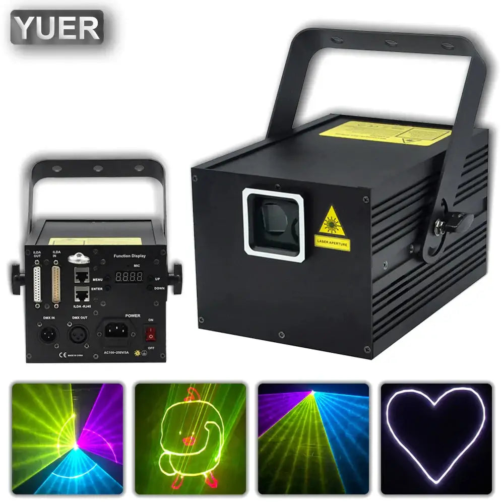 Modern black animation laser light projector for party living room