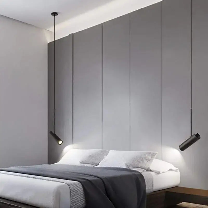 Modern black chandelier pendant light for bedroom decor