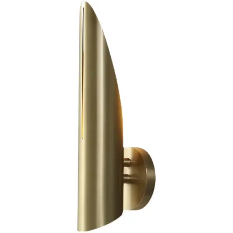 Modern black copper luxe wall lamp living room teardrop sconce