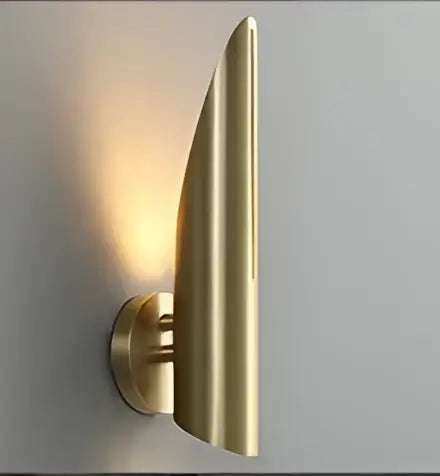 Modern black copper luxe wall lamp living room teardrop sconce