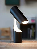 Modern black foldable desk lamp for study and bedroom
