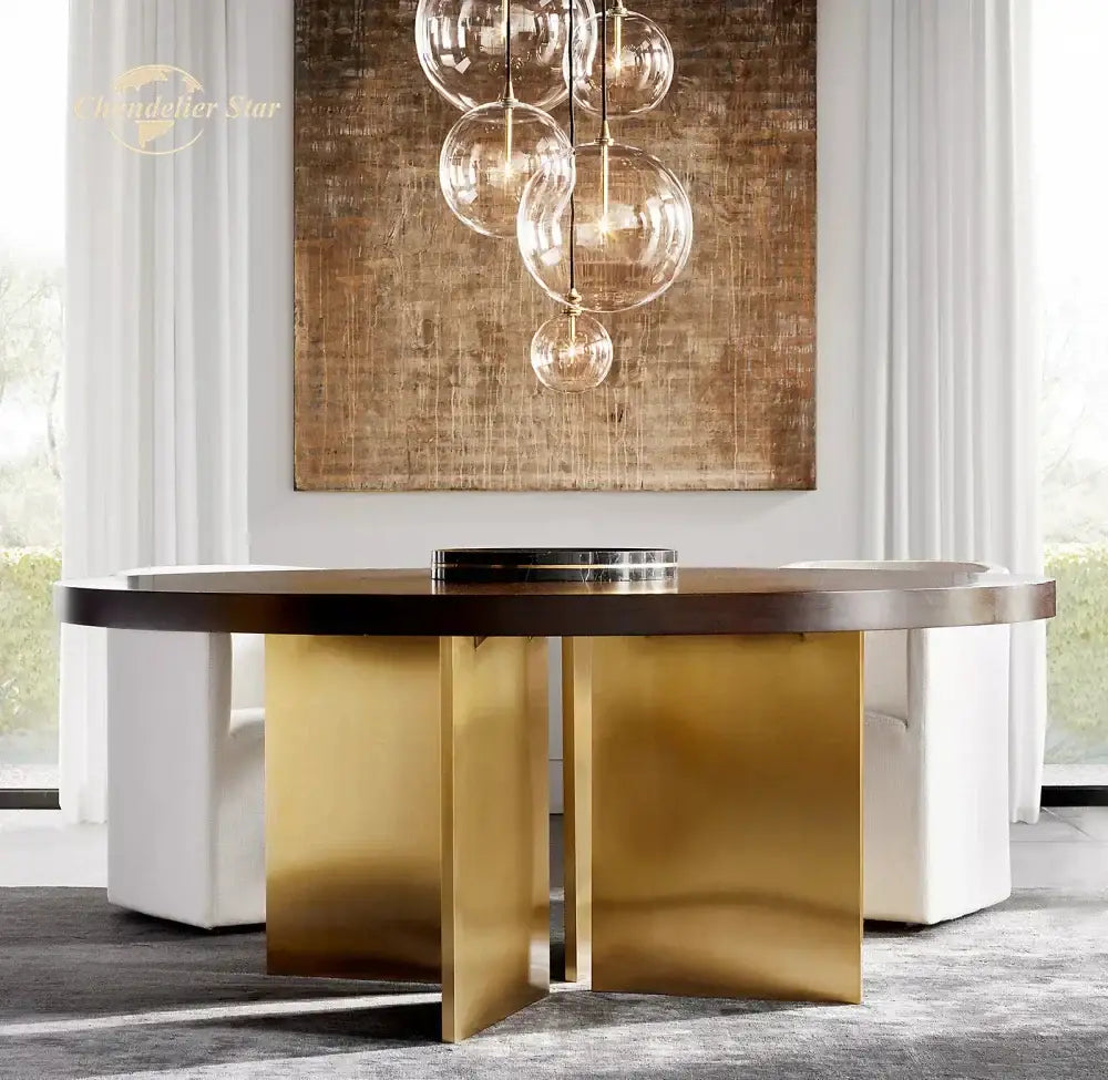Modern black glass globe pendant light for dining room