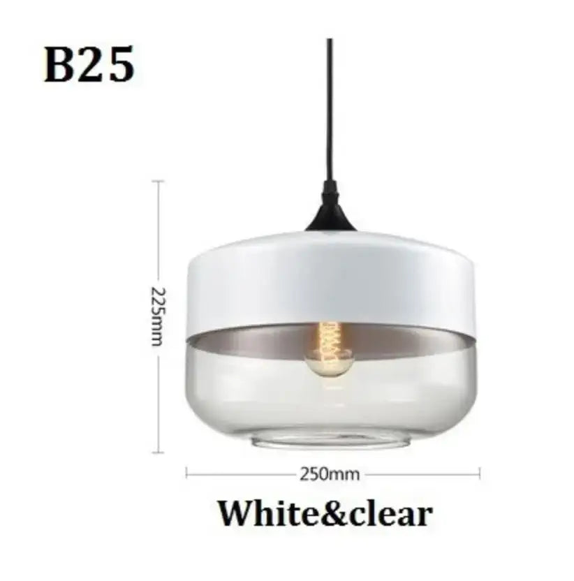 Modern black glass pendant light set dining room smoked shades