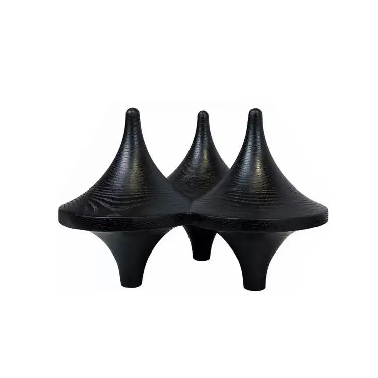Modern black glossy decorbites geometric gyroscope living room decor