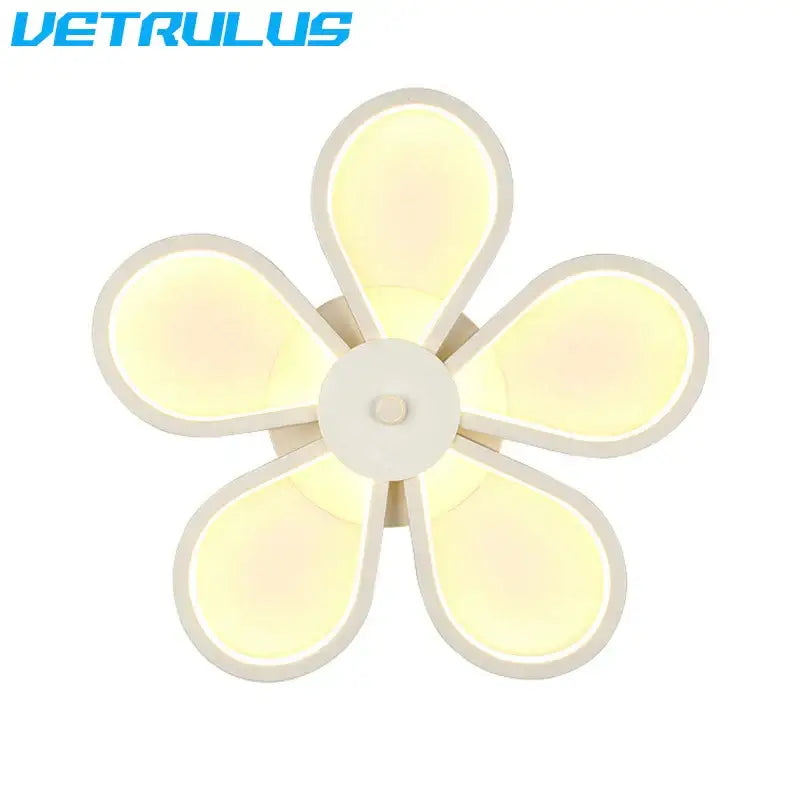 Modern black & gold acrylic flower twisted ceiling lamp living room