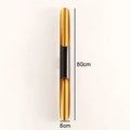 Modern black & gold blade pendant light dining room