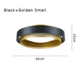 Modern black & gold led ceiling lamp for home office