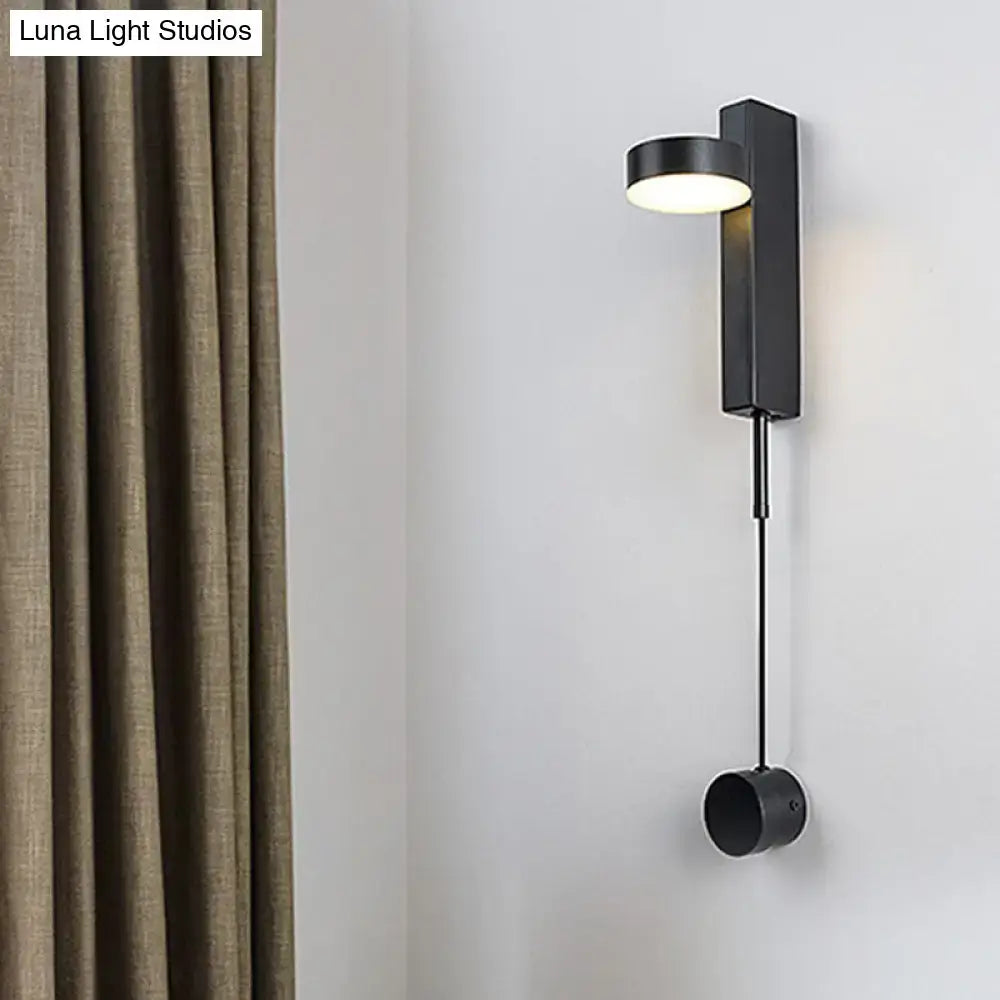 Modern black & gold metallic wall lighting – bedroom flush mount wall
