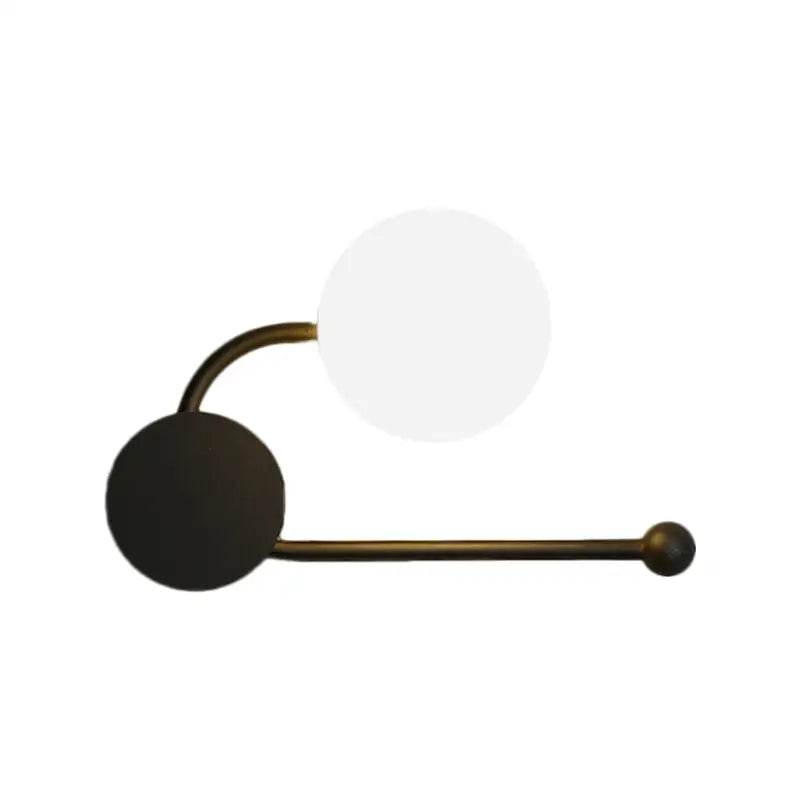 Modern black & gold planter sconce – living room 110v-120v light
