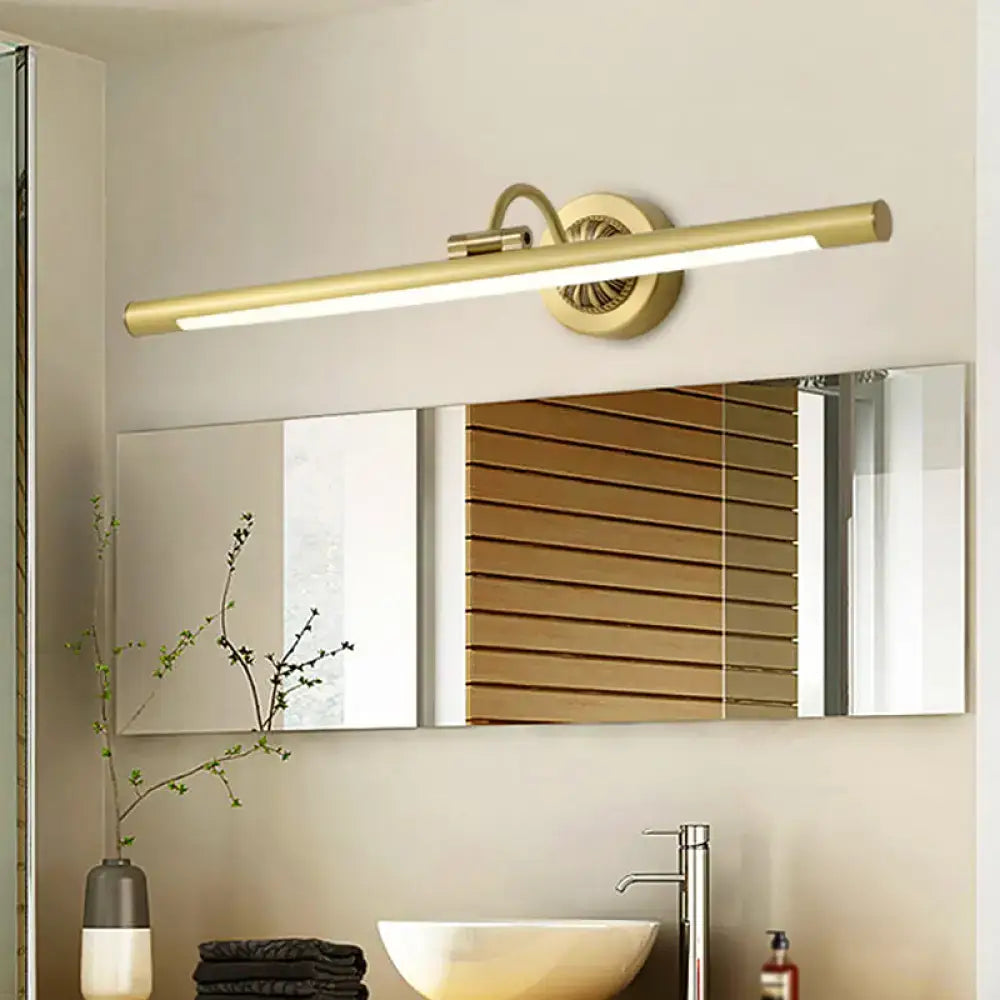 Modern black & gold wall light fixture bedroom dressing table