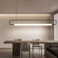 Modern black led ceiling island lighting for dining table