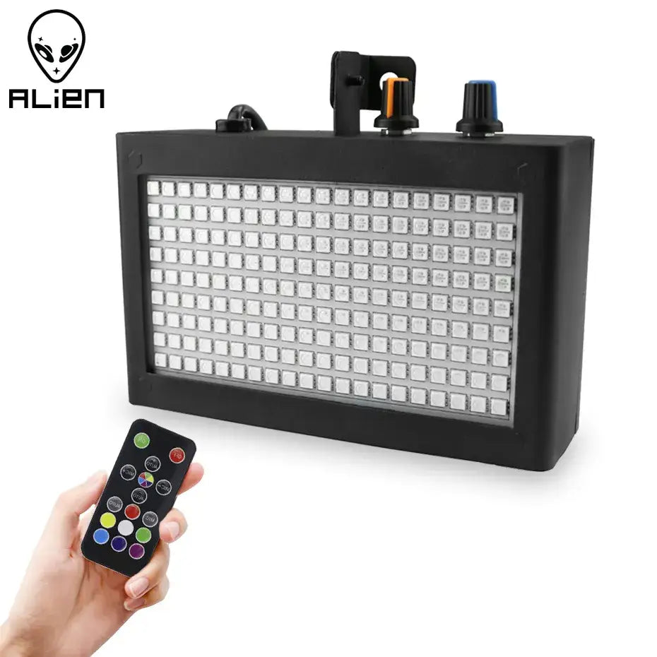 Modern black led strobe flash light party room sound control panel