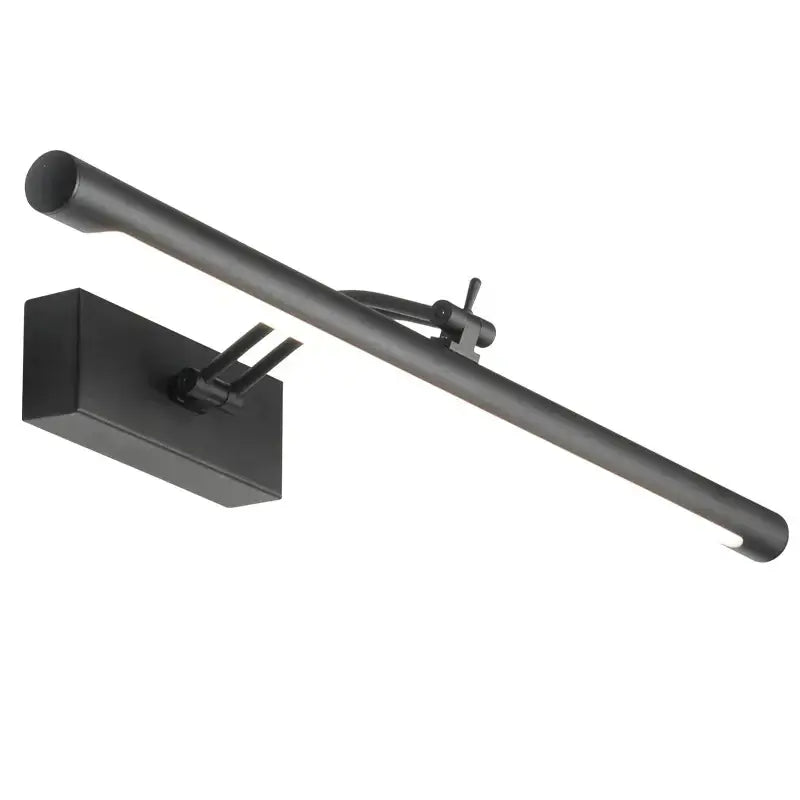 Modern black led vanity wall lamp with adjustable arm bathroom