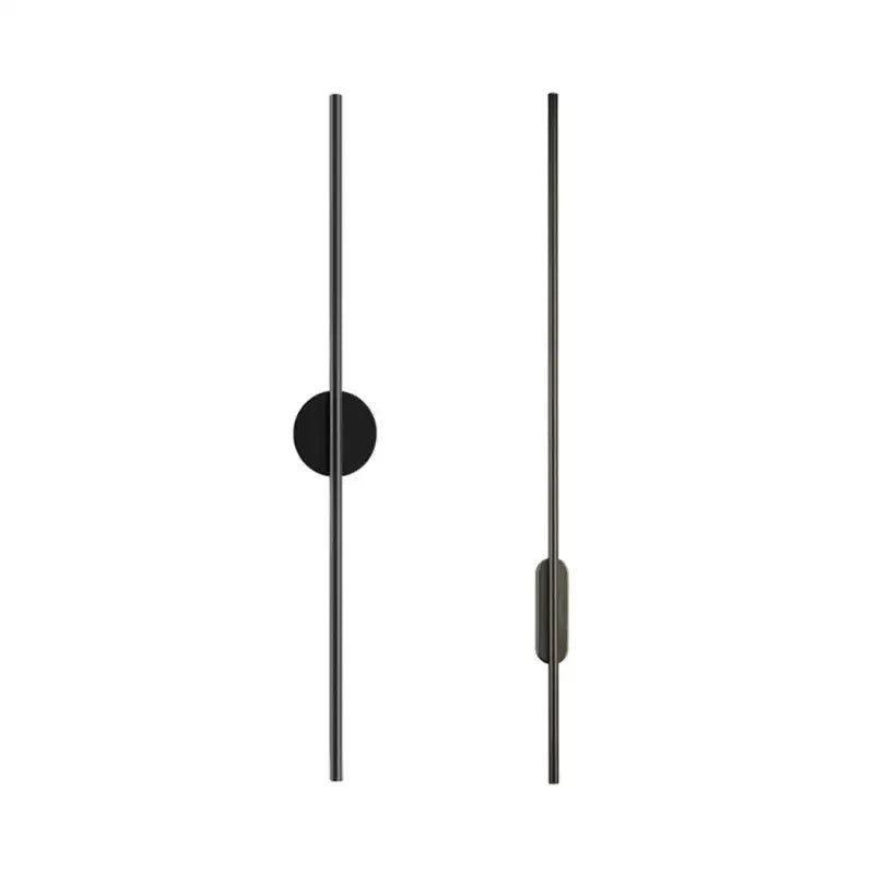 Modern black led wall lamp set living room sconces