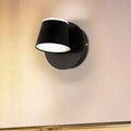Modern black metal shade wall sconce bedroom vanity fixture