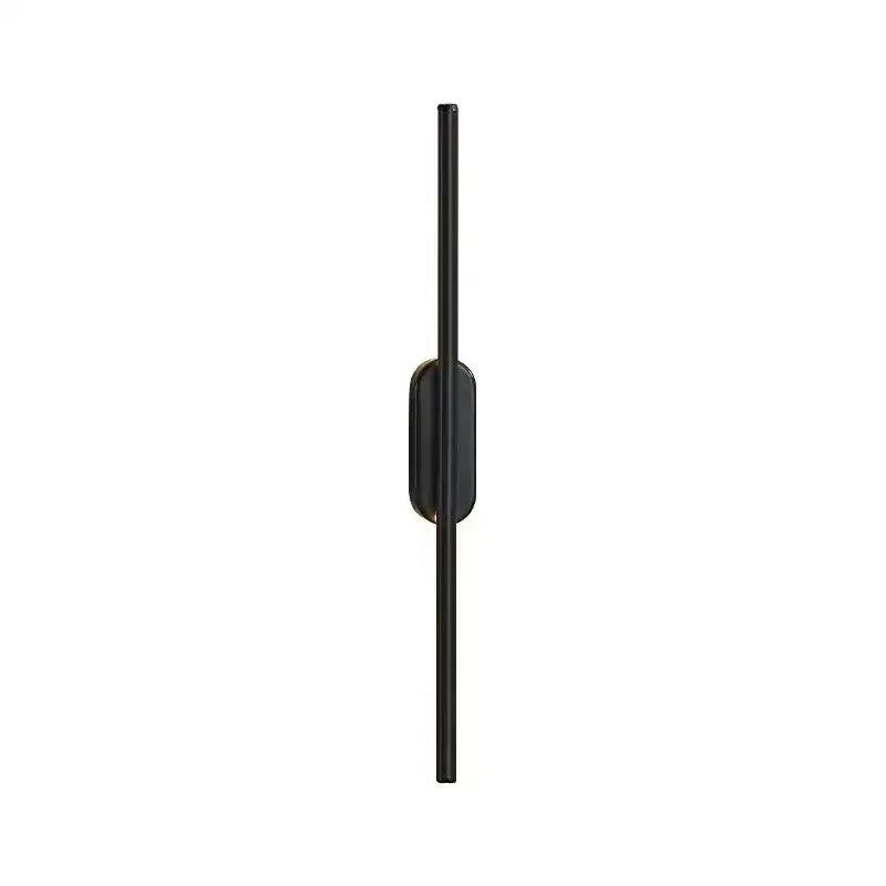 Modern black minimalist led wall lamp for bedroom warm ambient light