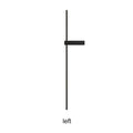 Modern black minimalist led wall lights for bedroom vertical sconce