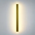 Modern black rectangular led wall light for living room