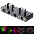 Modern black rgby dmx laser projector for party room lighting