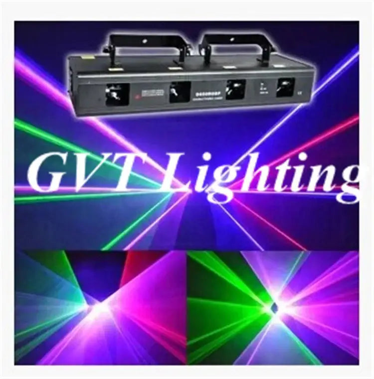 Modern black rgby dmx laser projector for party room lighting