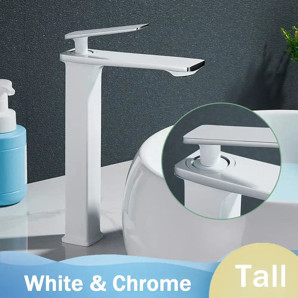 Modern black & rose gold basin faucet bathroom sink mixer tap