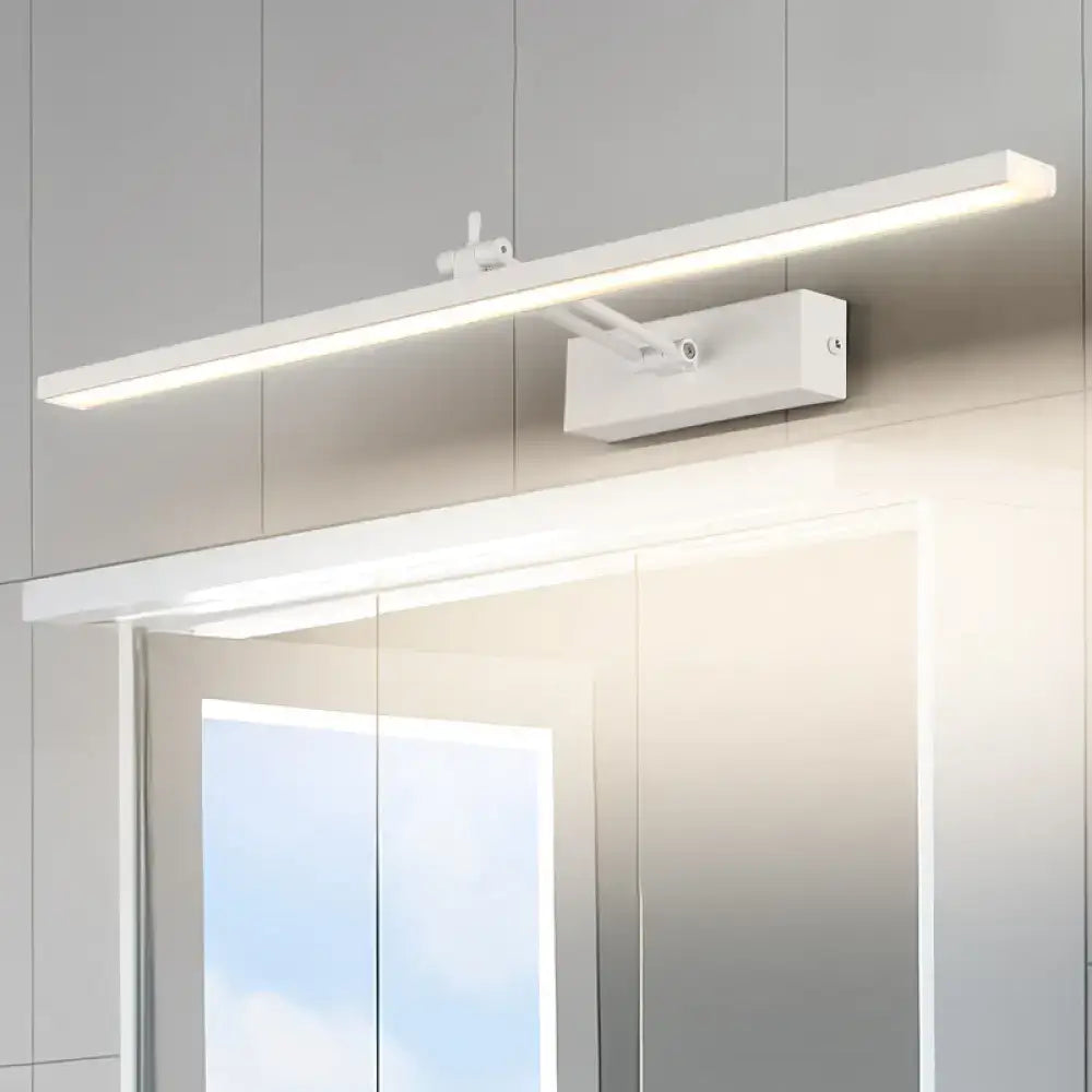 Modern black rotatable vanity wall sconce bathroom light