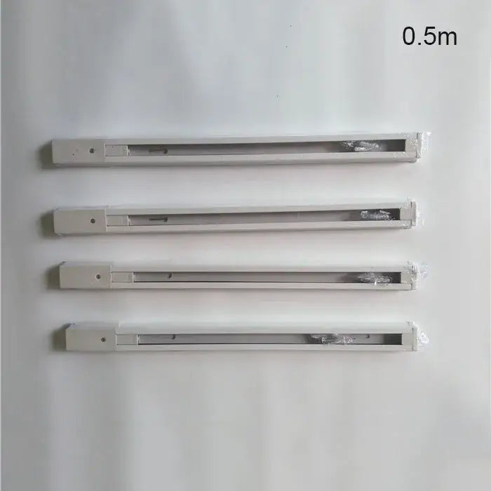 Modern black & silver ceiling track rail connector set kitchen light