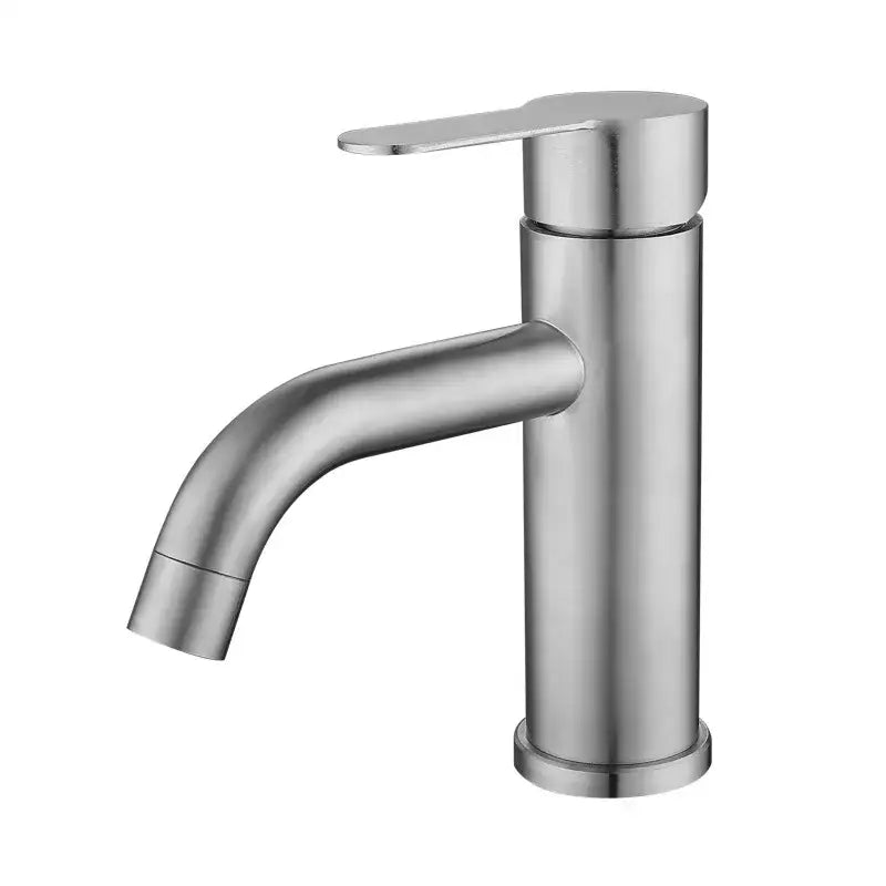 Modern black stainless steel single handle faucet bathroom mixer