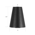 Modern black trapezoid wall light garden maximum bulb wattage