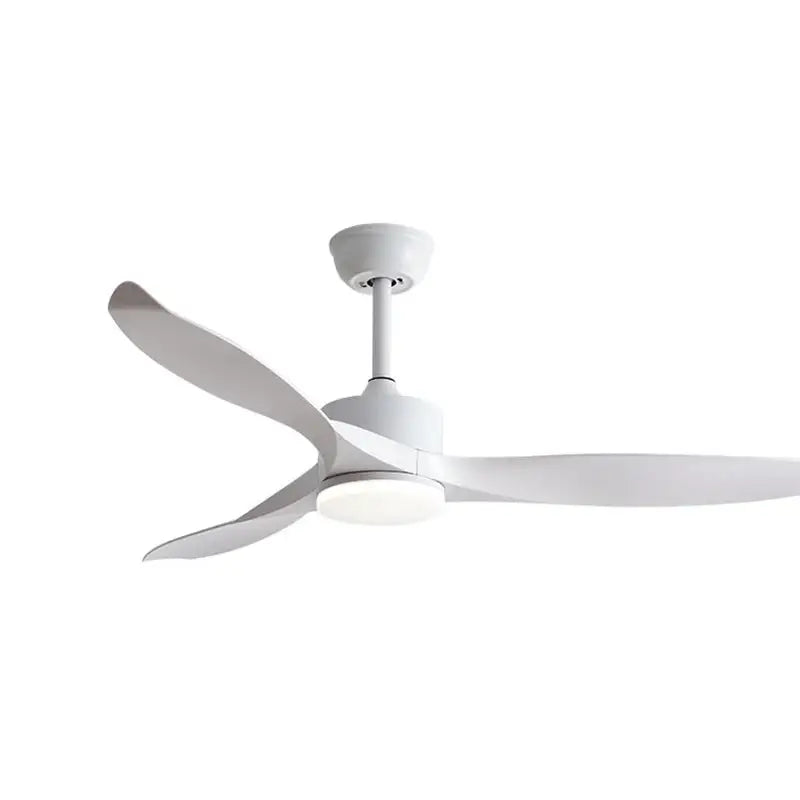 Modern black walnut grain ceiling fan with led light bedroom fan