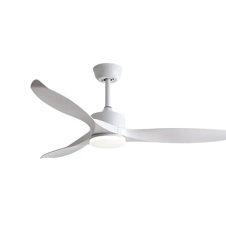 Modern black walnut grain ceiling fan with led light bedroom fan