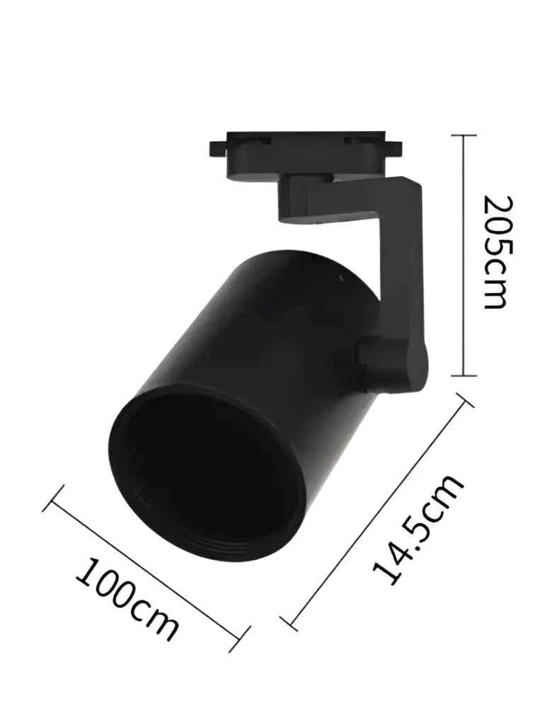 Modern black & white 35w led ceiling spot light retail display fixture