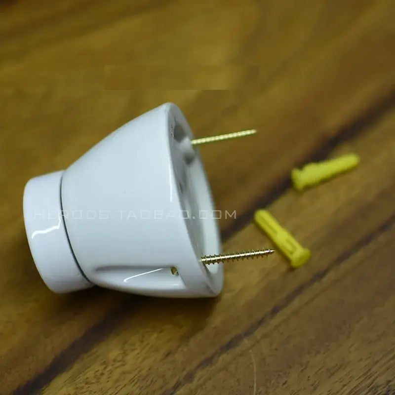 Modern black & white ceramic e27 lamp bulb holder for living room