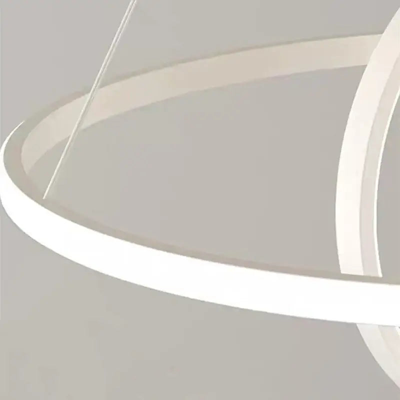 Modern black & white circular iron ball pendant – living room light