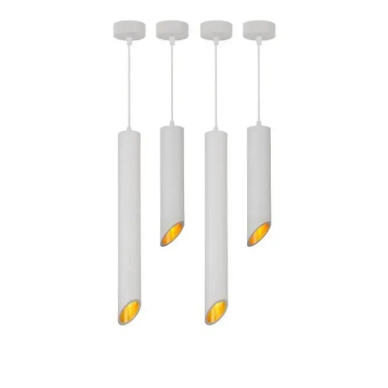 Modern black & white cylindrical led ceiling light for kitchen