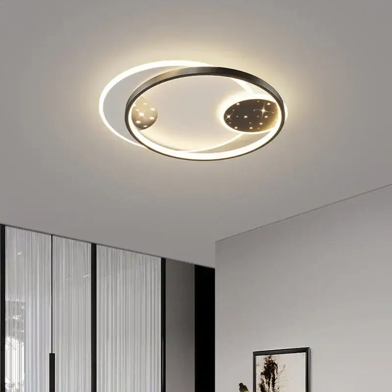 Modern black & white decorbites living lamp chandelier dining room